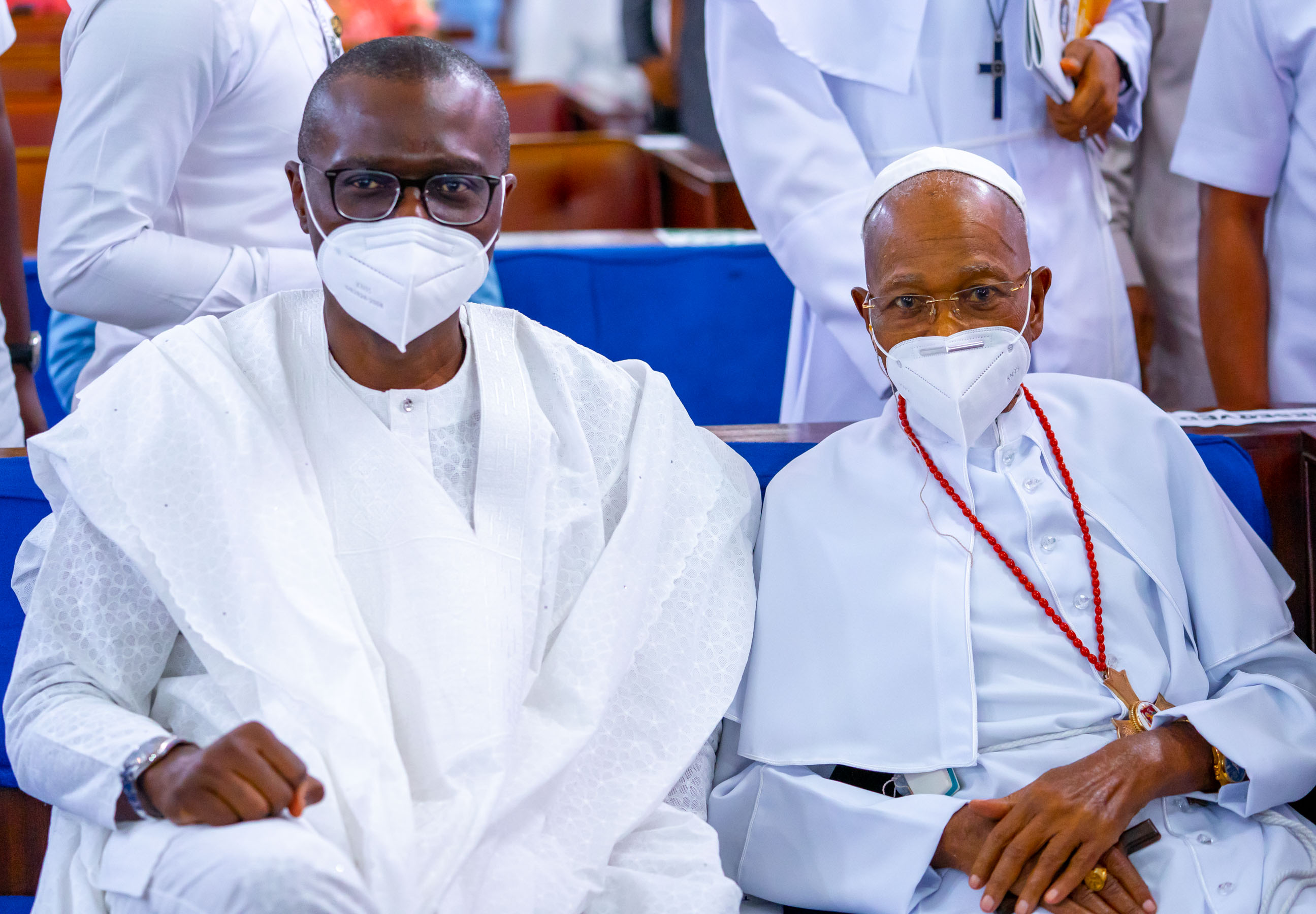 GOVERNOR SANWO-OLU ATTENDS 85TH BIRTHDAY CELEBRATION OF HIS EMINENCE, DR. SUNDAY MBANG